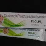 ELCLIN GEL Clindamycin 1% with Nicotinamide 4% Gel with carton 20 GM Rs 120.00